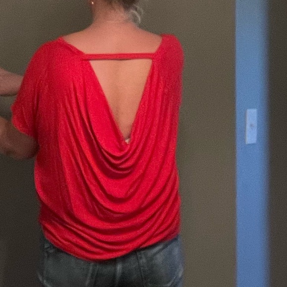 Express knit blouse with scoop back size Large - Picture 6 of 7